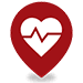 Medical Emergency map pin.