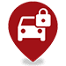 Vehicle Lockout map pin.